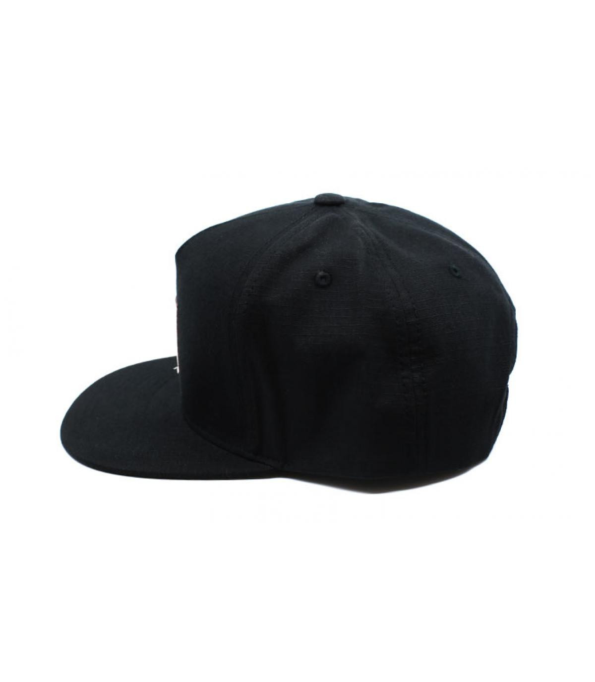 Huf snapback Huf ripstop negro